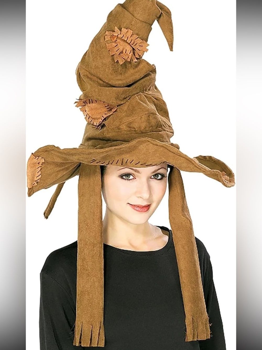 Harry Potter Hogwarts Brown Suede Sorting Hat Halloween Costume Accessory
